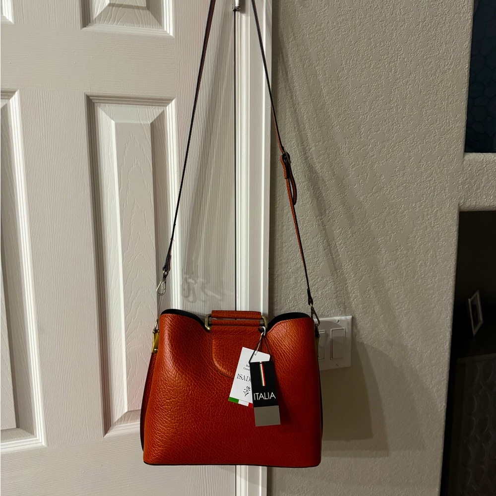 Isadora papaya, color, purse, brand new with tags no flaws